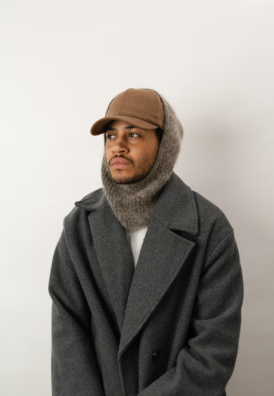 N33 BASEBALL CAP 100% cashmere cap made in Italy luxury baseball cap light brown, camel, beige, unisex, high quality handmade cap artisan-made hat