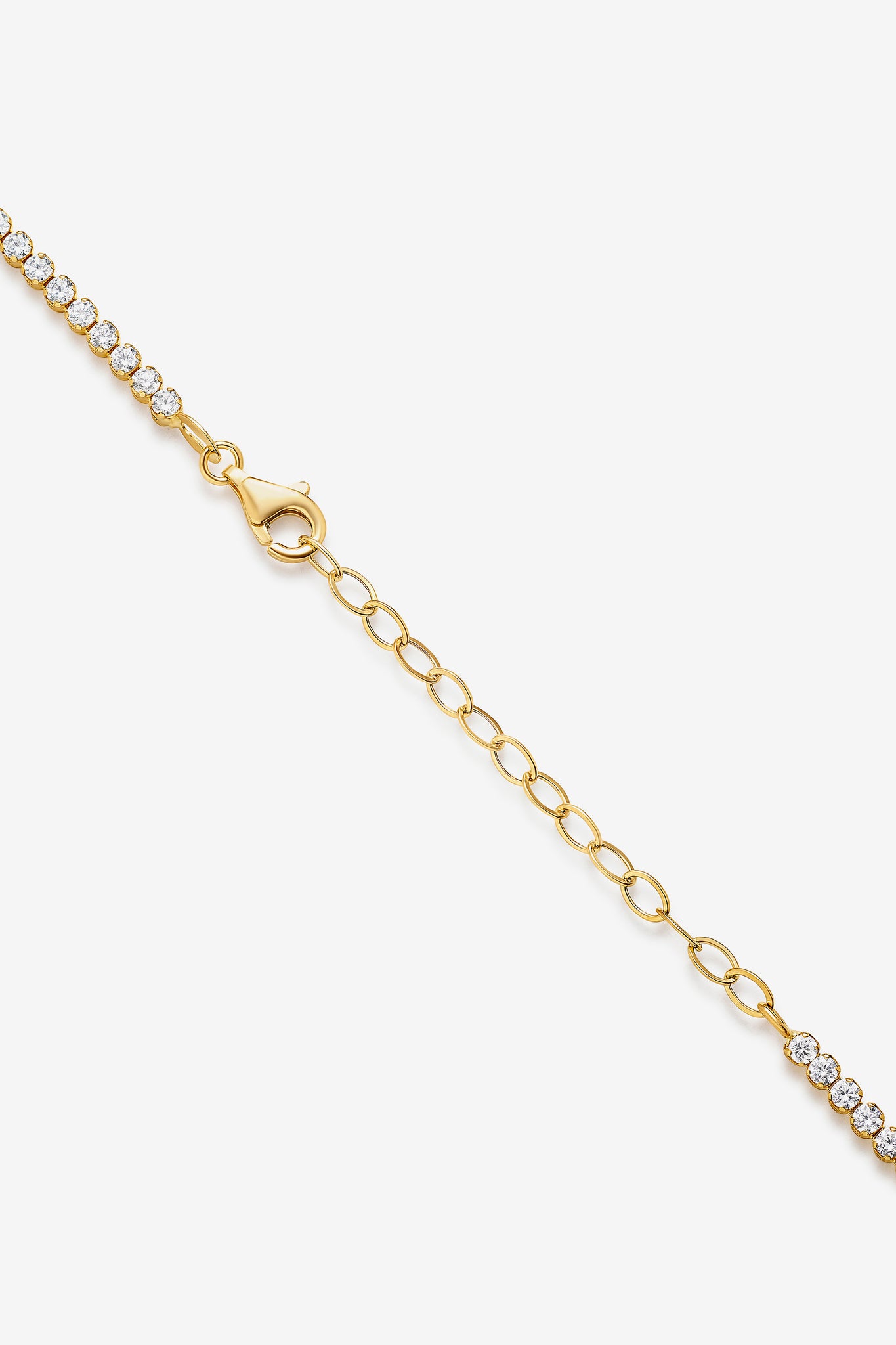 TENNIS CHAIN ZIRCONIA 14K 585 GOLD