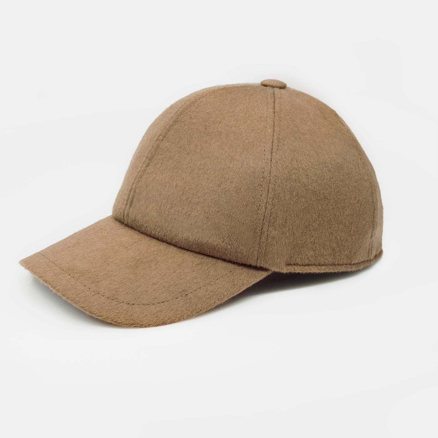 N33 BASEBALL CAP 100% cashmere cap made in Italy luxury baseball cap light brown, camel, beige, unisex,  high quality handmade cap artisan-made hat 