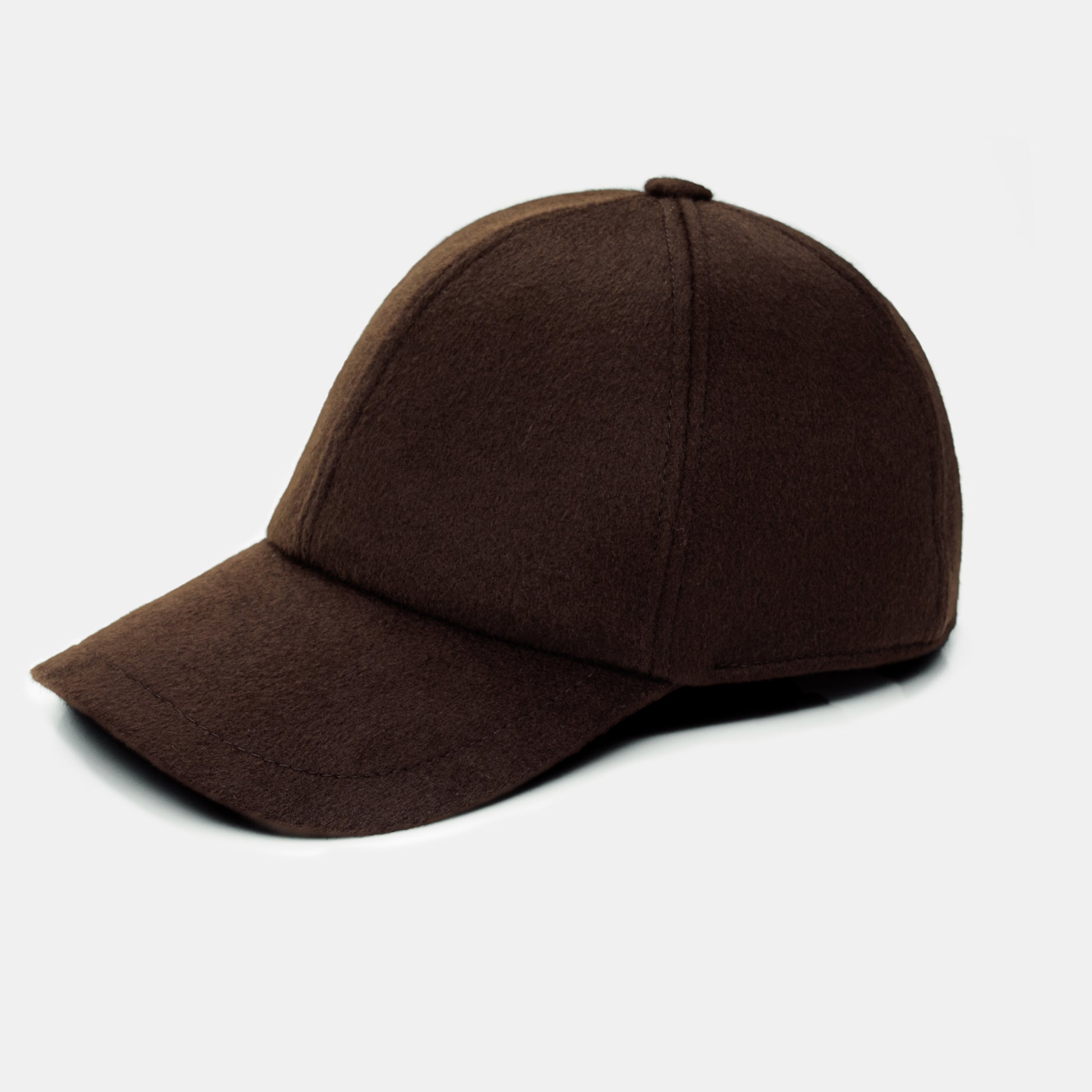 Loro Piana Baseball Cap N33 BASEBALL CAP 100% cashmere cap made in Italy luxury baseball cap dark brown loro piana cashmere, unisex, high quality handmade cap artisan-made hat 