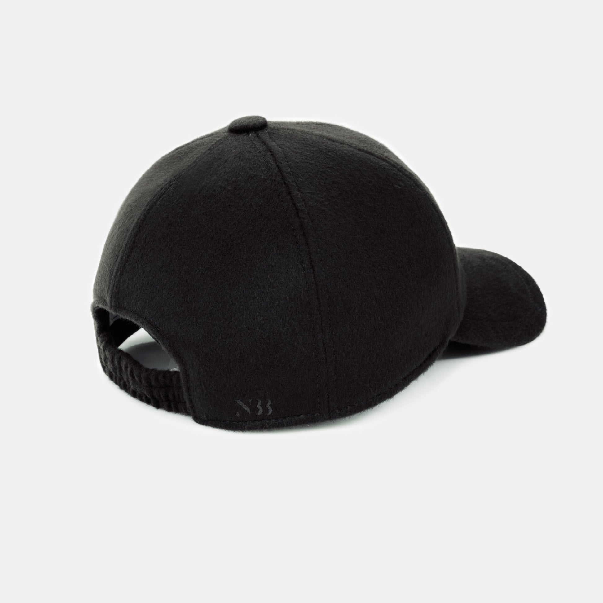 N33 BASEBALL CAP 100% cashmere cap made in Italy luxury baseball cap black loro piana cashmere, unisex, high quality handmade cap artisan-made hat 