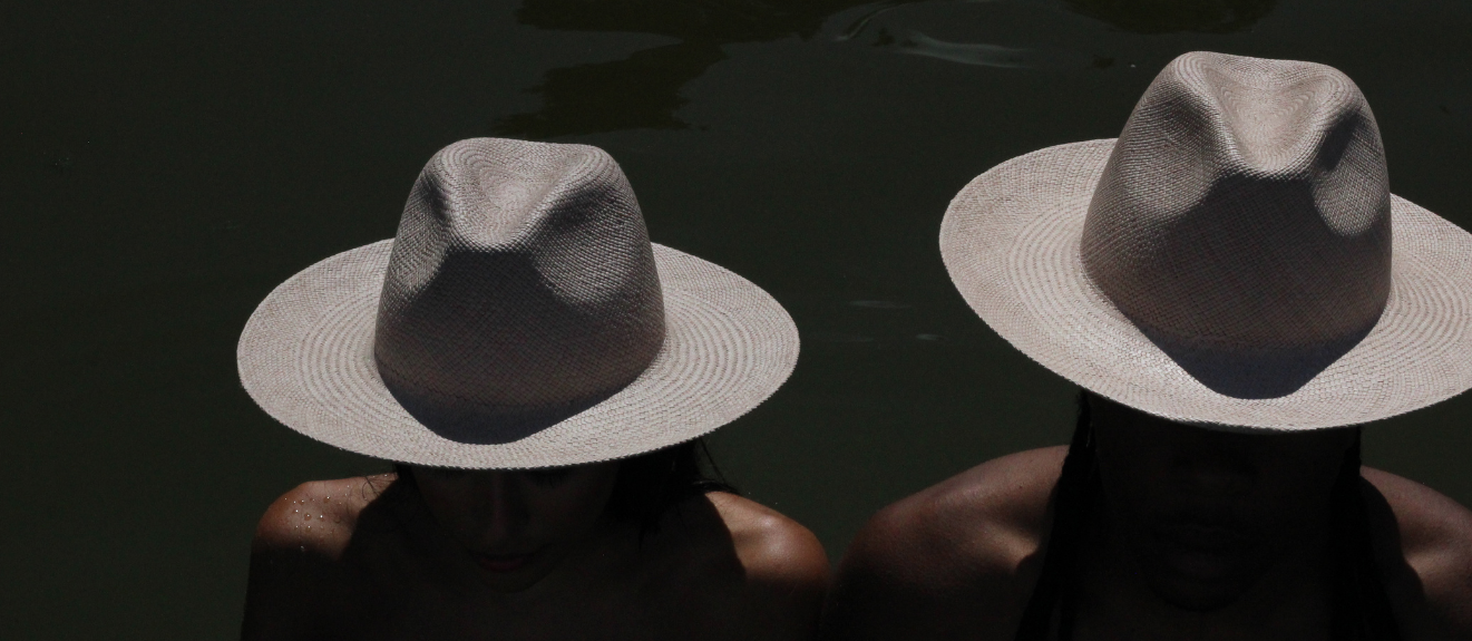 NTHIRTYTHREE PURE STRAW COLLECTION Artisan-made panama straw hat, summer hat, hand woven, women's summer straw hat, men's summer straw hat, unisex, sustainable fashion, organic fashion, summer fedora hat, crushable summer hat, luxury