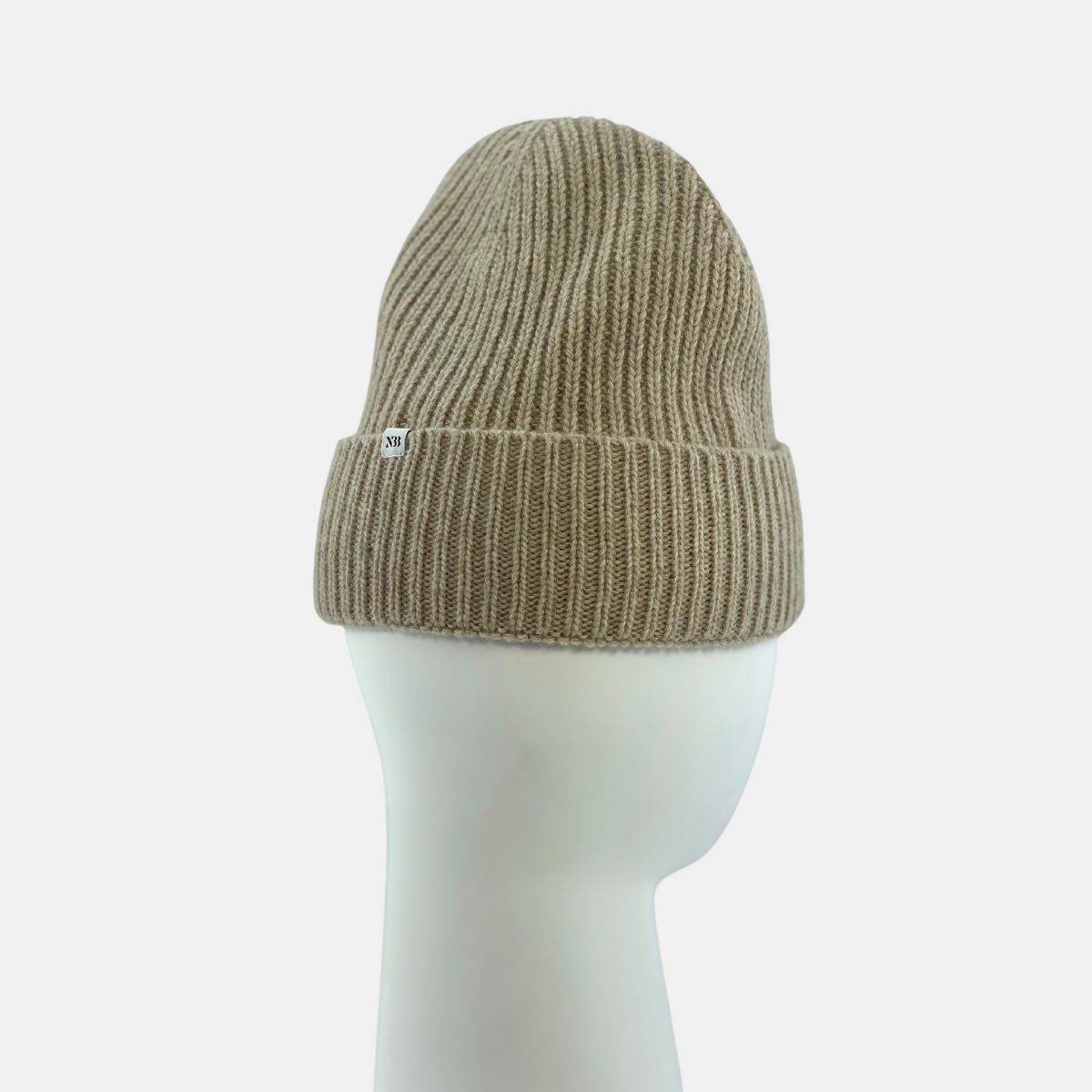 N33 Ribbed Beanie Hat NTHIRTYTHREE, Made in Italy, Made from recycled wool, sustainable, organic, cozy, warm, comfortable, knitted hat, bonnet, Mütze, Strickmütze, Wintermütze modern, Designer, Premium, Luxus Mütze, Hut, Handmade, Artisan-made beanie knitted hat