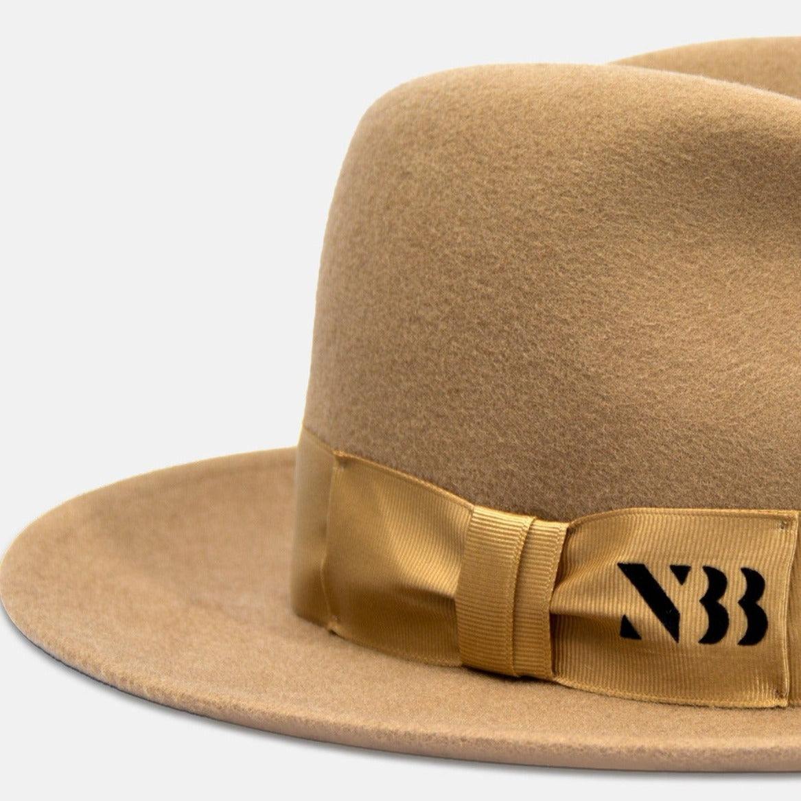 NTHIRTYTHREE - N33 - Fedora Felt Hat - Tilby Golden Beige - handmade in Europe