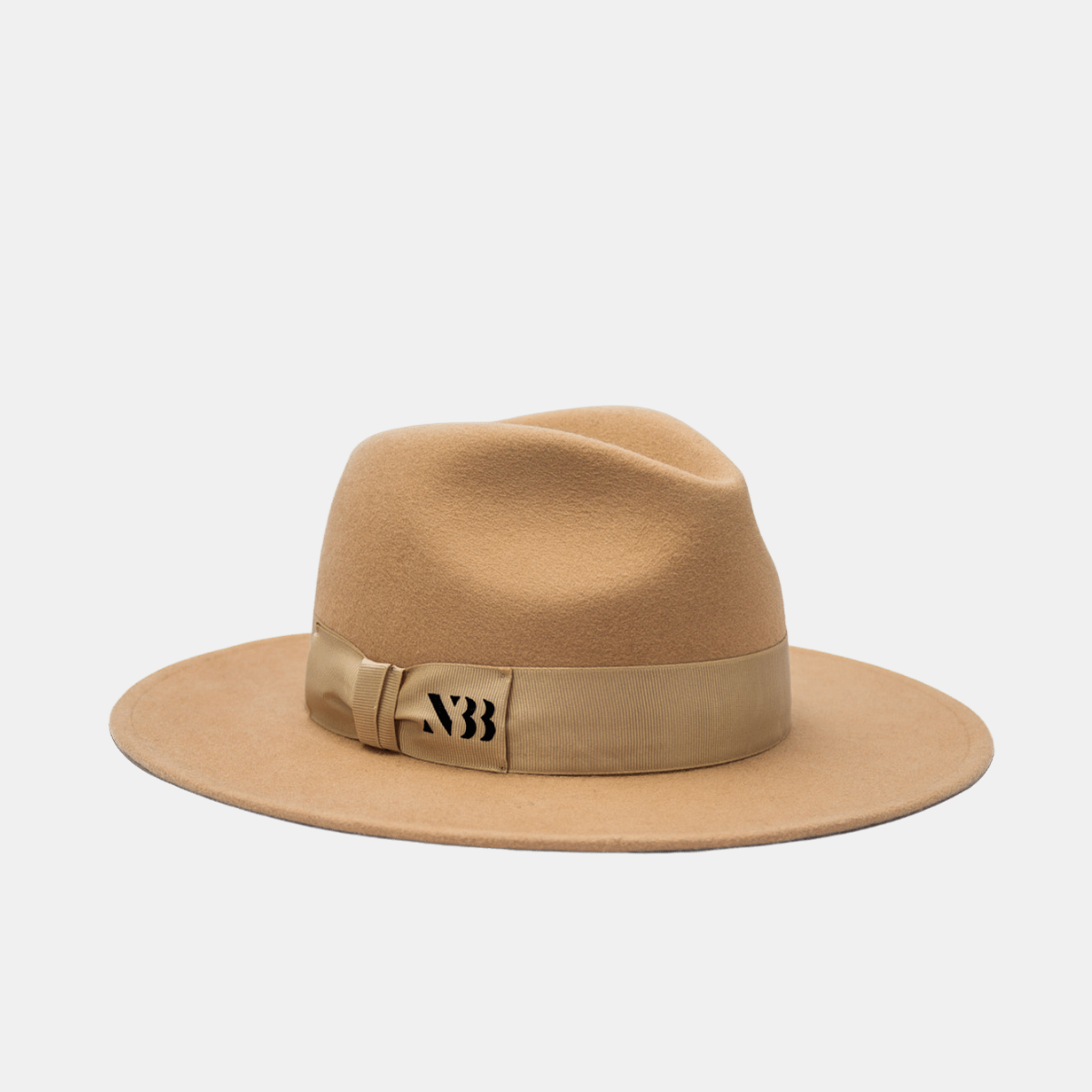 NTHIRTYTHREE - N33 - Fedora Felt Hat - Rancher Desert Sand - artisan-made handmade in Europe wide brim. Made in Wasaw. Artisan made fedora hats. Sustainable Headwear, Luxury Hats