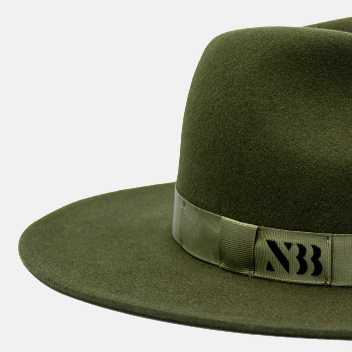 NTHIRTYTHREE - N33 - Fedora Felt Hat - Rancher Olive Green - handmade in Europe