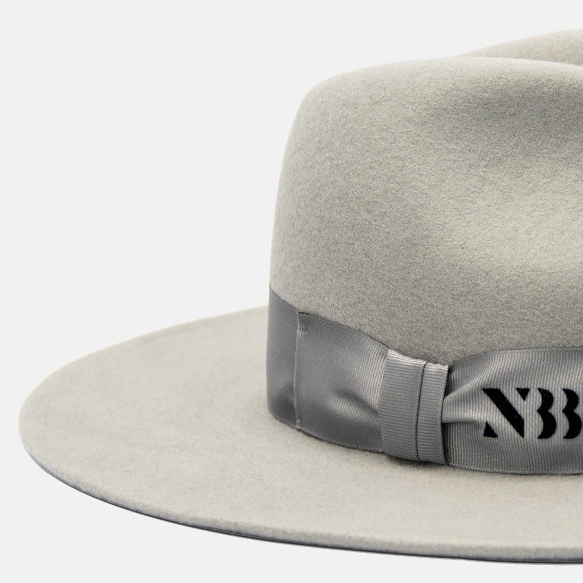 NTHIRTYTHREE - N33 - Fedora Felt Hat - Rancher Cloud Grey - handmade in Europe