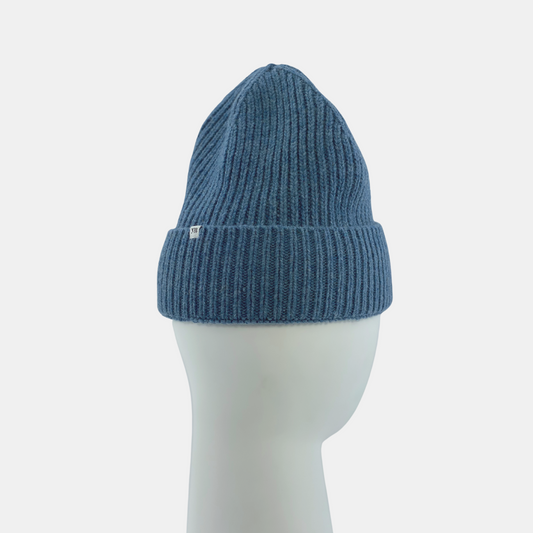 N33 Ribbed Beanie Hat NTHIRTYTHREE, Made in Italy, Made from recycled wool, sustainable, organic, cozy, warm, comfortable, knitted hat, bonnet, Mütze, Strickmütze, Wintermütze modern, Designer, Premium, Luxus Mütze, Hut, Handmade, Artisan-made beanie knitted hat