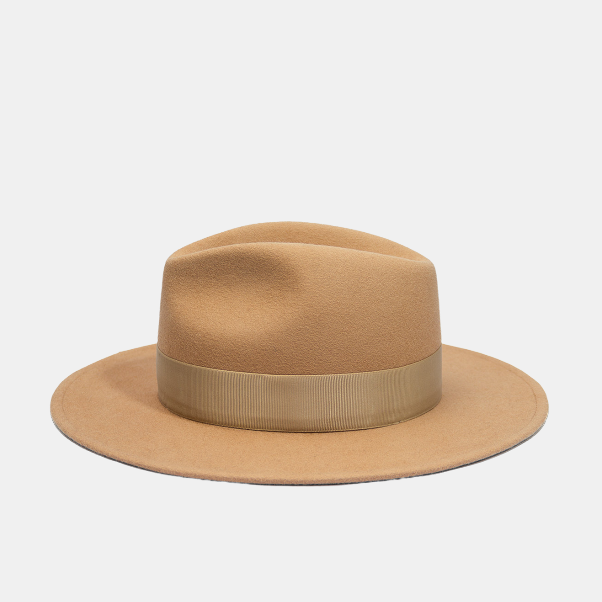 NTHIRTYTHREE - N33 - Fedora Felt Hat - Rancher Desert Sand - artisan-made handmade in Europe wide brim. Made in Wasaw. Artisan made fedora hats. Sustainable Headwear, Luxury Hats