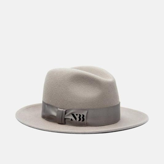 NTHIRTYTHREE - N33 - Fedora Felt Hat - Tilby Cloud Grey - handmade in Europe