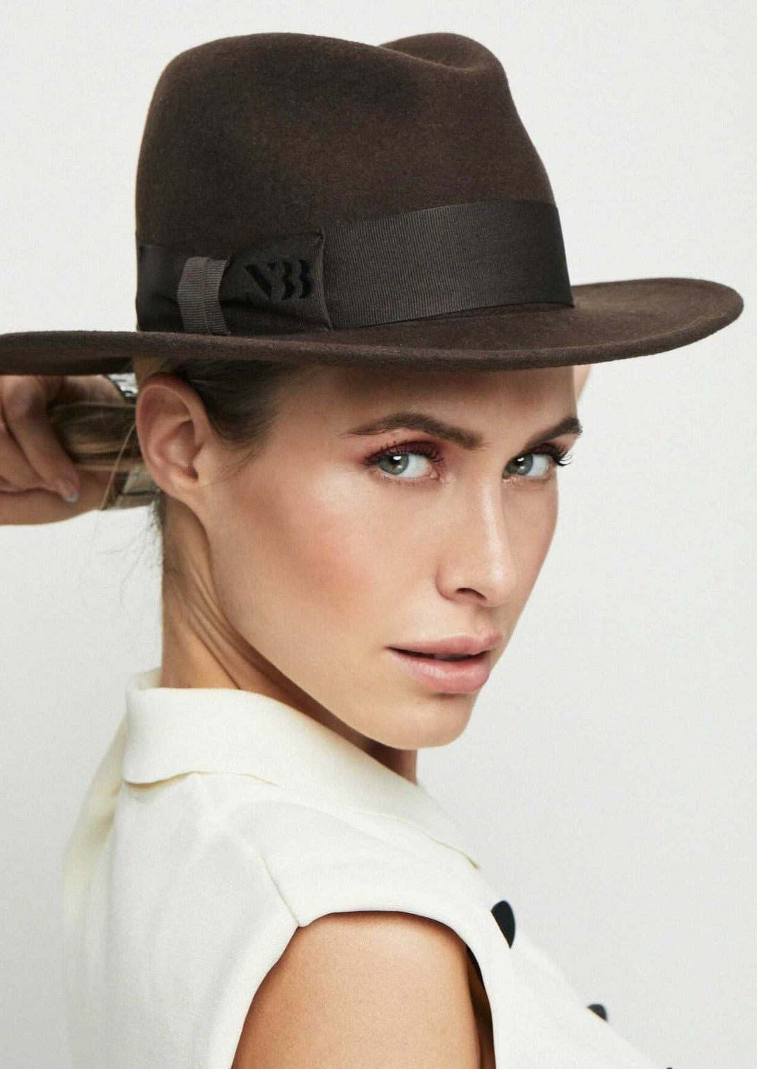 NTHIRTYTHREE - N33 - Handcrafted Fedora Felt Hat - Tilby Brown