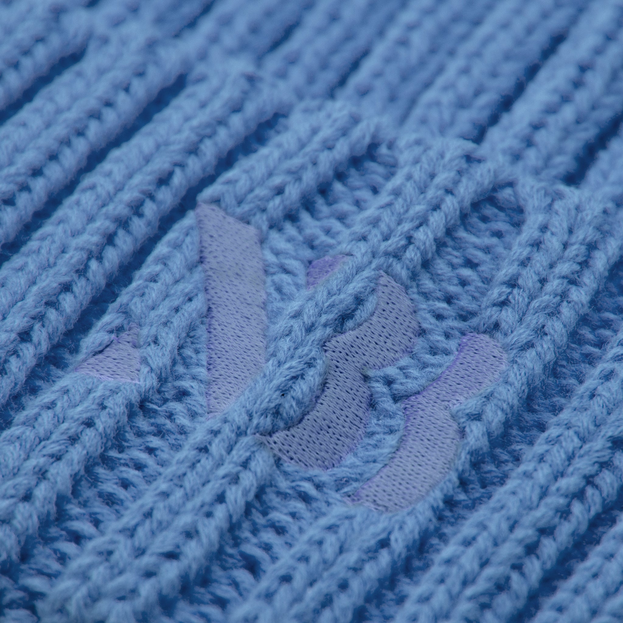 NTHIRTYTHREE KIDS WHISKY BEANIE OCEAN BLUE DETAIL