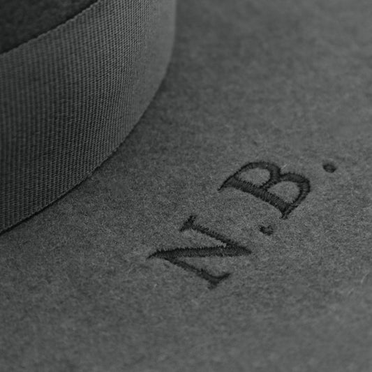 NTHIRTYTHREE FELT HAT PERSONALIZATION SERVICE - ADD YOUR INITALS